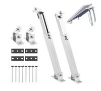 Supports de montage de panneau solaire réglables en d'aluminium | Support de panneau solaire pour bateau de camping-car