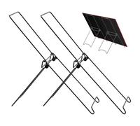 Supports de Montage de Panneaux | 2 Pièces Supports De Montage Pliants - Rack En Métal Léger Accessoires D'énergie Éolienne Et Accessoires De Jardin Pour Camping Bateaux Off Grid