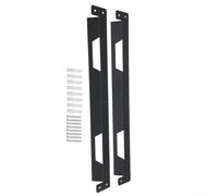 Supports de montage pour Toughbuilt for Stacktech - Lot de 4 rails de boîte à outils en métal antirouille - Organisation d'atelier - Kit d'installation de véhicule (2 pièces)