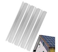Supports de montage solaires - Support de toit sur rail photovoltaïque, d'aluminium stable et durable | Crochets d'installation pratiques de panneaux solaires PV, accessoires de montage pour i