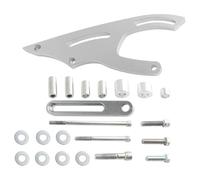 supports de moteur Ensemble Support Direction Assistée Moteurs Pour Ford Small Block 289 302 Pour Ford Voitures Particulières 64-69 Pour Camions 64-76 Support moteur transmission(Argent)