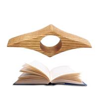 Supports de page à lire, support de page de livre avec pouce,presse de livre avec pouce en bois - presse de livre portable avec pouce, support créatif pour ouvrir des livres pour