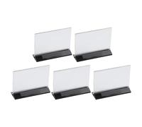 Supports de panneau double face en acrylique pour événements et entreprises et solution d'affichage élégante (horizontal 15 x 10 cm)