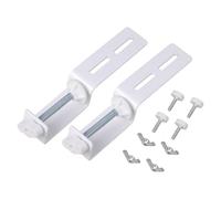 Supports de panneau perforés en forme de U. L'acier au carbone à haute résistance offre stabilité et résistance à la rouille pour une durée de vie accrue. Supports de tableau enfichables peu