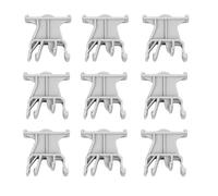 Supports de Panneaux de Borniers, 100 Pièces, 35mm, Installation sur Rail DIN, Support de Marqueur de Terminal Universel UK B1, étiquette de Marquage pour le Câblage