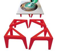 Supports de peinture pour toiles,Supports en toile pour moulage de peinture,Pieds en toile Risers Support | 4 pièces Support pratique de moulage de peinture Support de table de dessin pour enfants