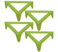 Supports de peinture - Support de versage artistique, 4 rehausseurs de pieds en toile, triangulaires pour le versage de l'acrylique, peinture alternative au chevalet, débutants, studio, art d