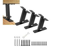 Supports de pergola, rehausseur de toit de terrasse - Supports de poutre de toit en acier inoxydable - Support de poutre montante de toit réglable, matériel de Support de Pergola Flexible pour