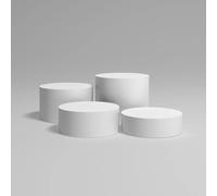 Supports de piédestal d'affichage de Mannequin, élévateurs de mariée, socle rond de fête Gray