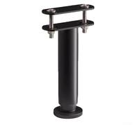 Supports de pieds de lit robustes et réglables en forme de T avec semelle antidérapante et boulons de fixation conçus pour un cadre de lit amélioré pour plus de stabilité (25 à 43 cm)