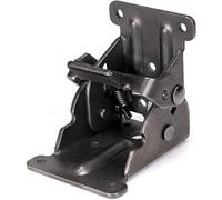 Supports de pieds de table pliants, charnières autobloquantes à 90 degrés avec vis en métal, support pliable pour meubles et établi (noir)