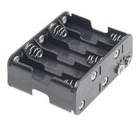 Support de pile 10x LR6 (AA) Goobay 12460 raccordement par empreinte pile 9V (L x l x H) 77 x 60 x 32 mm