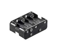 Support de pile 10x LR6 (AA) Goobay 12460 raccordement par empreinte pile 9V (L x l x H) 77 x 60 x 32 mm