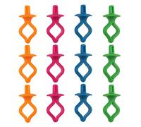 Supports de Pinces à Canette,Support pour Bobine Clips à Canette,Pinces Porte-Bobines Canette Porte-Fil Clips,Clips de Support de Canette,Pinces à Bobines de Fil en Silicone 12 Pièces Tokaneit