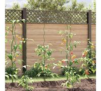 Supports de plante en spirale vidaXL (20 pcs, 150 cm, Acier)