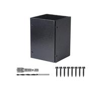 Supports de poteaux pour bois - métallique réglable de 12,7 cm, de poteau en acier robuste avec vis, de base résistant à la rouille pour structures en bois | Installation d'un