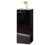 Supports de Présentation en Acrylique 5 mm Épais Élévateurs Boîtes Cubes Transparents À Fonds Creux for Vente Fêtes Expositions Bijoux Bonbons Magasins Vitrines(Black,20X20X100CM/8X8X39IN)