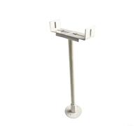 Supports de radiateur colonne avec hauteur réglable de 41 à 46 cm, supports de montage au sol en acier pour un positionnement sécurisé du radiateur (1 pièce)