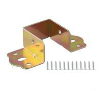 Supports de rail de lit en forme de U en acier laminé à froid galvanisé pour une stabilité améliorée - 32 mm, 35 mm, 40 mm, facile à installer pour cadre de lit en bois, anti-protection, soutien