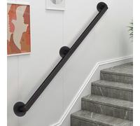 Supports de rampe d'escalier en fer forgé antidérapant pour marches extérieures, disponible en tailles de 60 cm à 200 cm, solution de sécurité élégante et durable