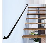Supports de rampe modernes de 37 m en métal industriel pour marches extérieures et escaliers de grenier Design en fer forgé durable pour un soutien sûr