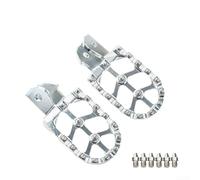 Supports de repose-pieds en alliage d'aluminium conçus pour SurRon pour éclairage pour les modèles Bee X S E-Bike Placement et contrôle sécurisés du pied (argent)