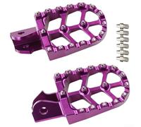 Supports de repose-pieds en alliage d'aluminium conçus pour SurRon pour éclairage pour les modèles Bee X S E-Bike Placement et contrôle sécurisés du pied (violet)