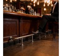 Supports de repose-pieds robustes pour dessous de comptoir, rail de pied industriel pour garage, studio, pubs