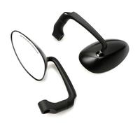 Supports de Rétroviseurs 1 Paire De Rétroviseurs De Moto Réflecteurs De Guidon De Voiture Électrique pour Majester pour T3 T5 pour T8 A8 Moto Embout de Guidon(Noir)