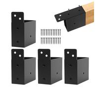 Supports De Scène En Bois - Haute Résistance 4 Pièces Angle Droit - Accessoires Maison Et Jardin Pour Les Structures Extérieures Bricolage