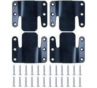 Supports de section - Matériau en acier inoxydable massif, composant métallique , connecteur de meubles de canapé en quatre parties | Matériel robuste imbriqué pour canapés avec vis pour siège