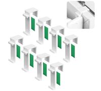 Supports de Serrage Longs pour Store Enrouleur et Store Jour Nuit | Ils s'installent rapidement sur fenêtres ou bois, Fabriqués en plastique de haute qualité avec un adhésif puissant