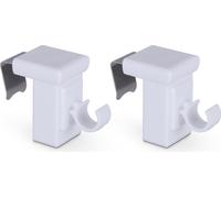 Supports de serrage pour barres de cafétéria "Basic" ( blanc ) pack de 2 ( 2 pièces )