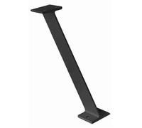 Supports de snack - NORDLINGER PRO - Lot de 2 - Aluminium anodisé - Noir - Esthétique tendance