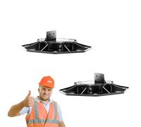 Supports de solives lourds - roulements surviens 2x pieds de patio, support de dalle de bois réglable | Plateaux à roulement multifonctionnel, roulements de plaques, plancher du système de base de la