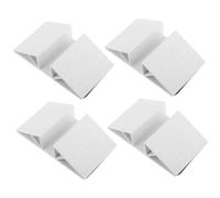 Supports de Stabilisation pour Portail Autoportant 4 Supports(4 Pack) | Design triangulaire stable, plastique léger, couleur blanche discrète, installation pour facile outils, lot de 4 pièces