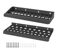 Supports de stockage d'outils - Support de tournevis, organisateur de pinces | Systèmes de montage renforcés avec deux unités pour garage, atelier, atelier, salon à domicile, espace utilitaire