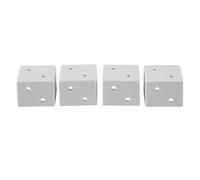 Supports de store de 1 pouce, support de montage pour boîtier profilé blanc