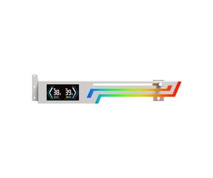 Supports de support AntiSag GPU VGA avec lumières à-Blanc