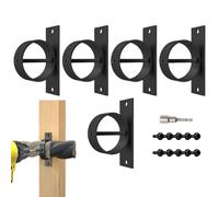 Supports de support pour support de corde - pince à anneau de goutte au mur, fixation décorative | Fixation des escaliers pour roulements lourds, clôture de quai protégeant le crochet