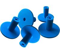 Supports De Tees De Golf En Caoutchouc Pour Entraînement Et Conduite Couleurs Mélangées Lot De 5(Bleu)