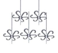 Supports de Tige pour d'intérieur - Supports Transparents Polyvalents pour d'intérieur, 5 Accessoires de Croissance des, piquets réutilisables pour Les Amateurs de
