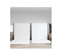 Supports de toile de fond 2 pcs noir 254x243 cm acier