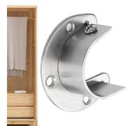 Supports de tringle de placard | Support de tringle à bride robuste pour étagère de placard et supports de tringle de placard avec vis pour tringles de placard et de couloir