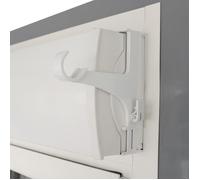 Supports de tringle sans perçage pour coffre de volet roulant - STORE & MENUISERIE 2.0 - Blanc