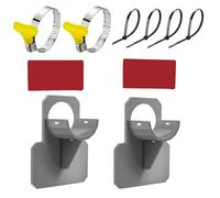 Supports de tuyau de piscine avec ruban adhésif et serre-câble pour piscine hors sol Support de tuyau d'eau Support de gestion de tuyau de piscine