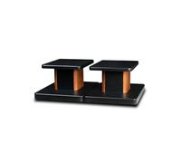 Supports d'enceintes en MDF, hauteur 15 cm, base 23 x 30 cm, plateforme 18,5 x 23,5 cm, cali universel pour haut-parleurs HiFi/Ste/Home Cinéma 5.1, design bois