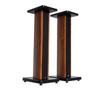 Supports D'enceintes Support D'enceintes Professionnel en Bois Massif pour Bibliothèque Support Audio sur Pied Pouvant Être Rempli De Sable (Color : Brown, S : 70cm/27.5inches)