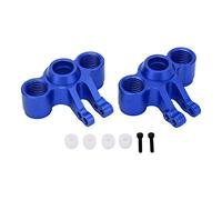 Supports d'essieu Avant et arrière RC en Alliage d'aluminium, pièces de Mise à Niveau universelles, Conception légère Haute résistance pour Traxxas E Revo VXL Slash4WD Summit 1/16 (Bleue)