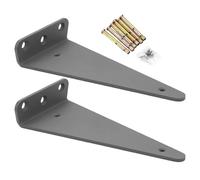 Supports d'étagère, 2 supports d'étagère flottants en L | Supports d'étagères en bois, matériel d'étagère, supports d'étagère murale avec vis pour étagères en bois
